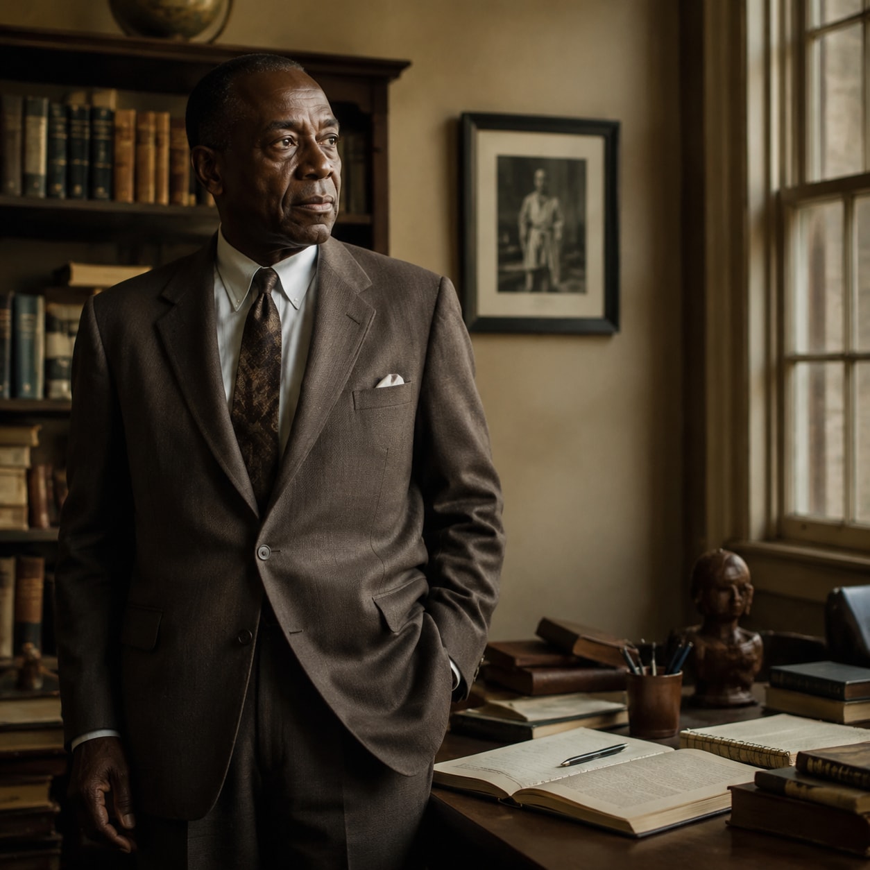 Howard Thurman Portrait: Spiritual Leadership, Nonviolence, and Community