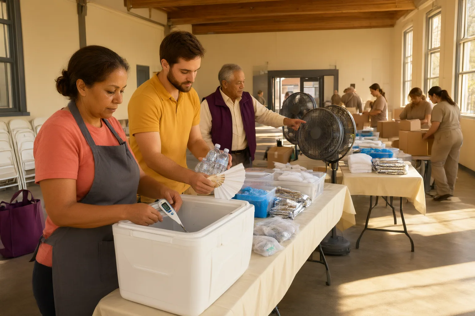 Editorial scene showing practical next steps for How Faith Communities Can Organize Neighborhood Cooling Support